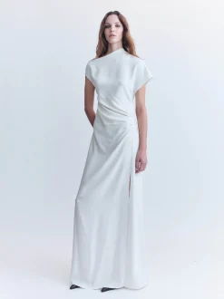 Store COURTNEY ZHENG TWIST BACK GOWN