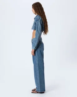 Outlet SLVRLAKE ULTRA CROP TRUCKER JACKET