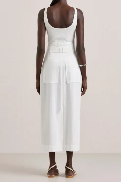 Clearance A.EMERY VEN SKIRT Parchment