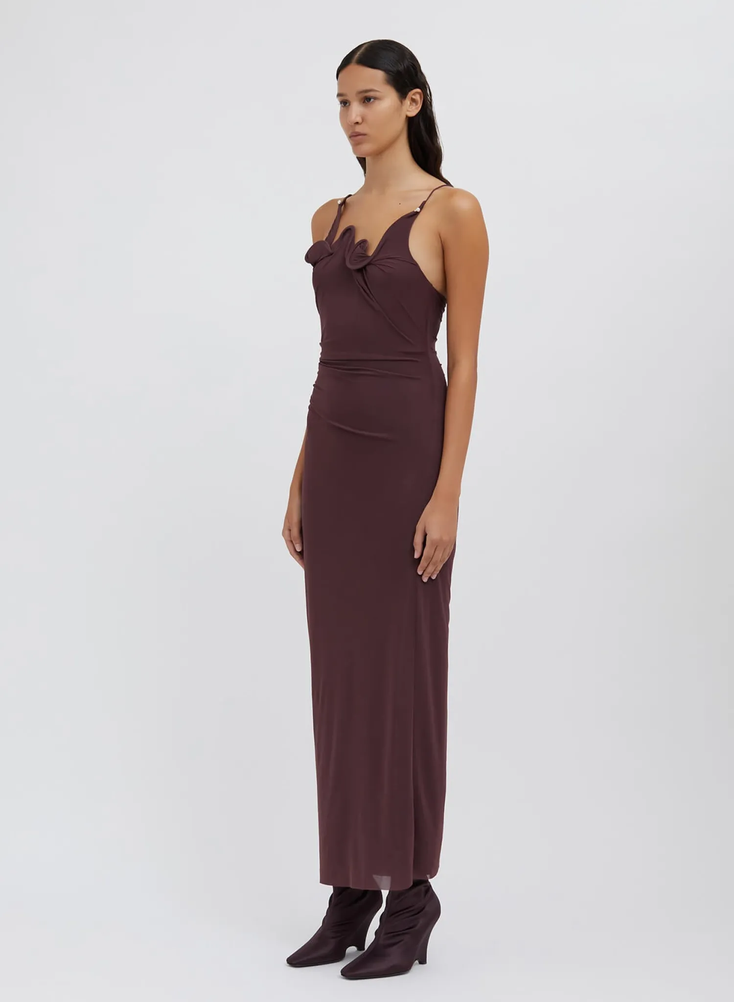 Clearance CHRISTOPHER ESBER VENUS CAMI DRESS Mahogany