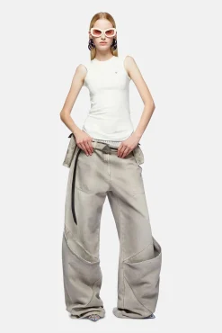 Flash Sale THE ATTICO VINTAGE GREY LONG PANTS VintageGrey