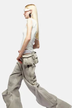Flash Sale THE ATTICO VINTAGE GREY LONG PANTS VintageGrey