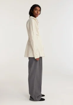 Hot RÓHE WAISTED POPLIN SHIRT Sand