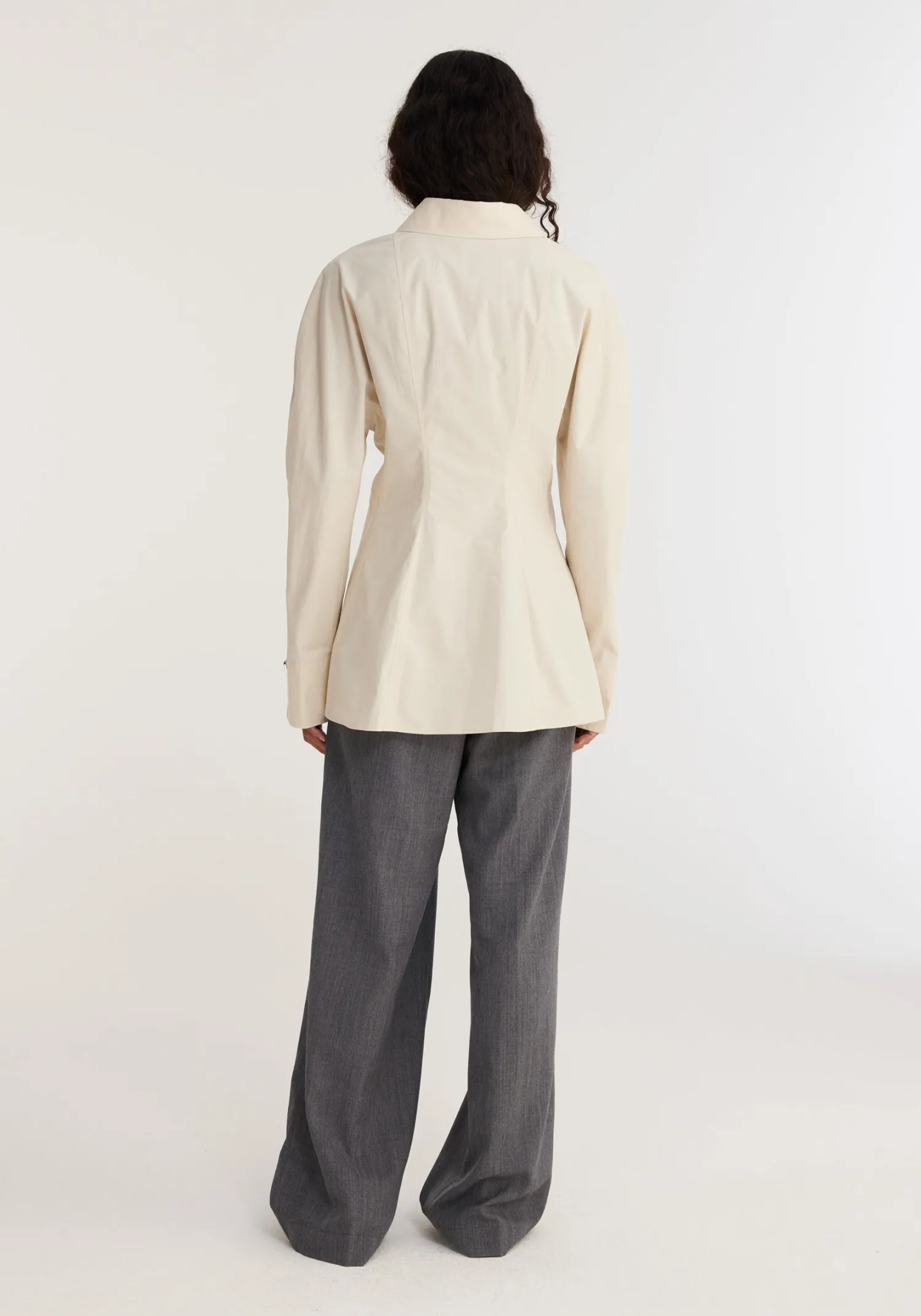 Hot RÓHE WAISTED POPLIN SHIRT Sand