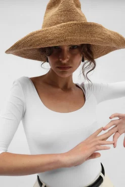 Discount JANESSA LEONÉ WAVERLY RAFFIA HAT