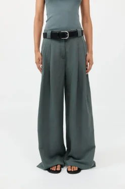 Best Sale ST. AGNI WIDE LEG PLEAT PANTS