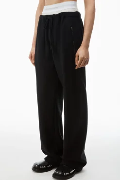 Cheap ALEXANDERWANG.T WIDE LEG SWEATPANT
