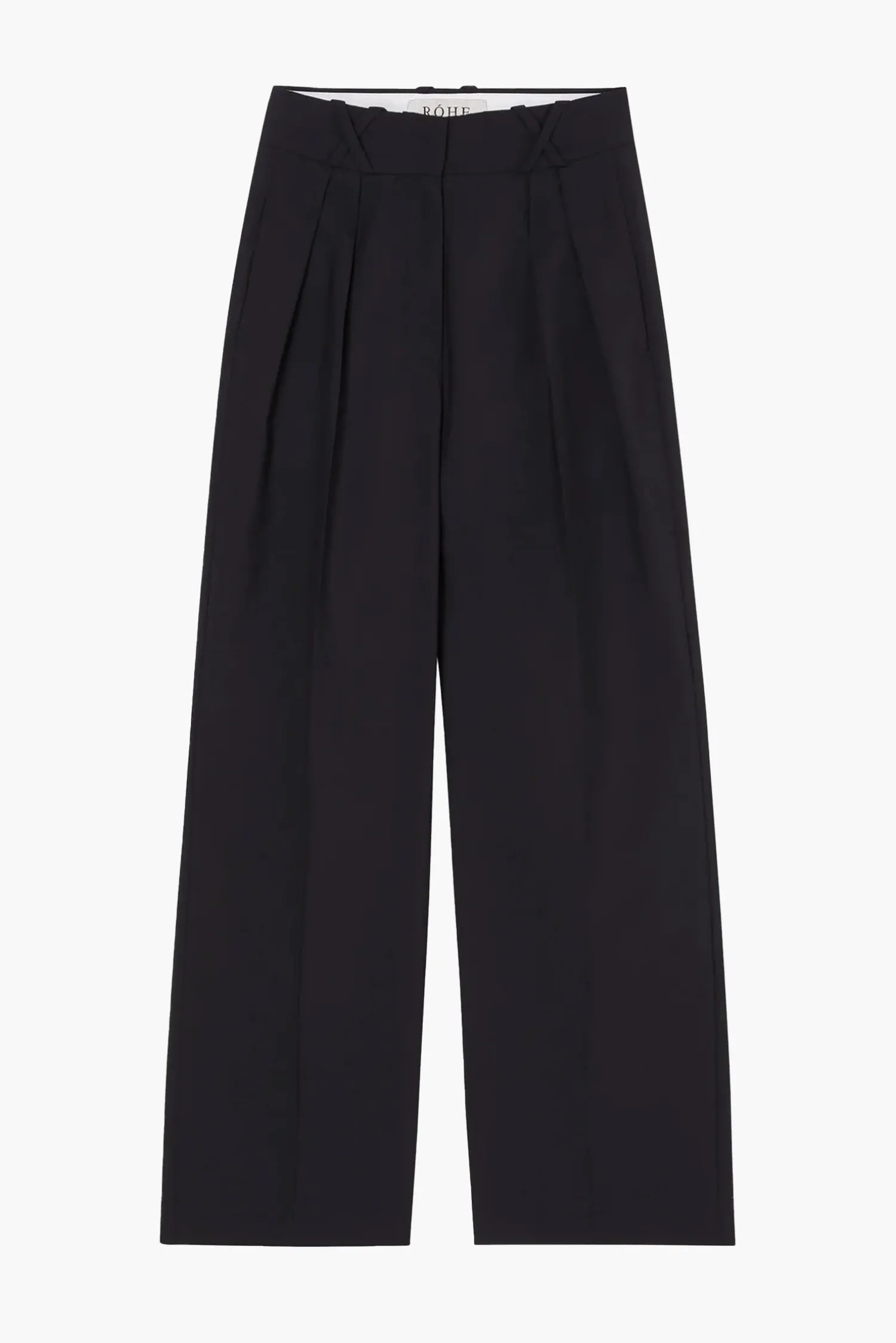 Best RÓHE WIDE LEG TAILORED TROUSERS Noir