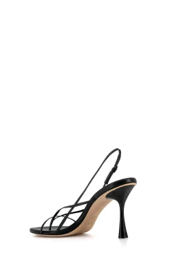 Shop STUDIO AMELIA WISHBONE 90 HEEL Black
