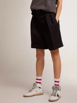 Outlet GOLDEN GOOSE WOMEN'S SHORTS DarkBlue