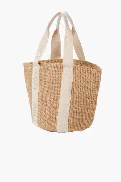 Cheap CHLOÉ WOODY LARGE BASKET Gold