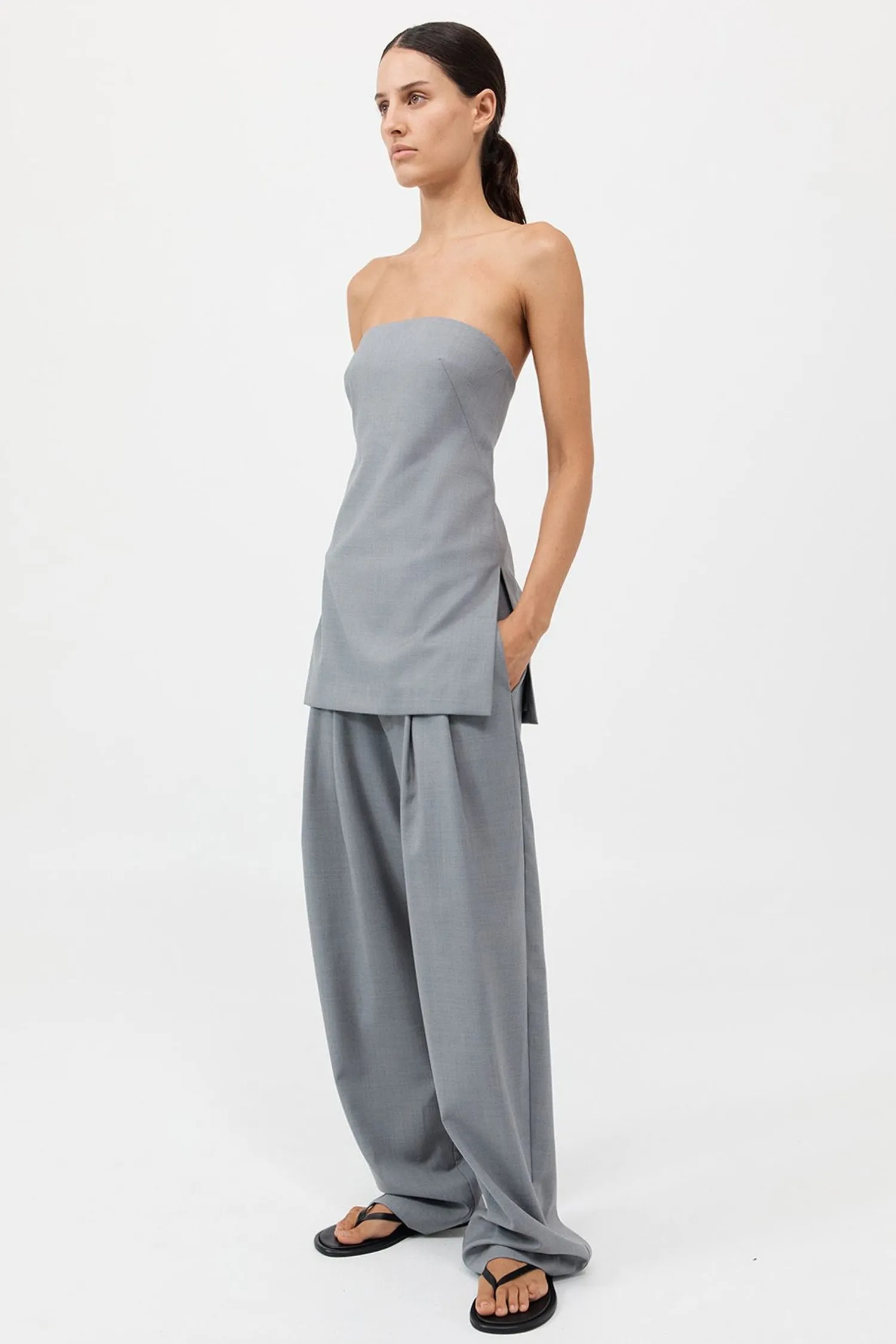 Discount ST. AGNI WOOL COLUMN TUNIC