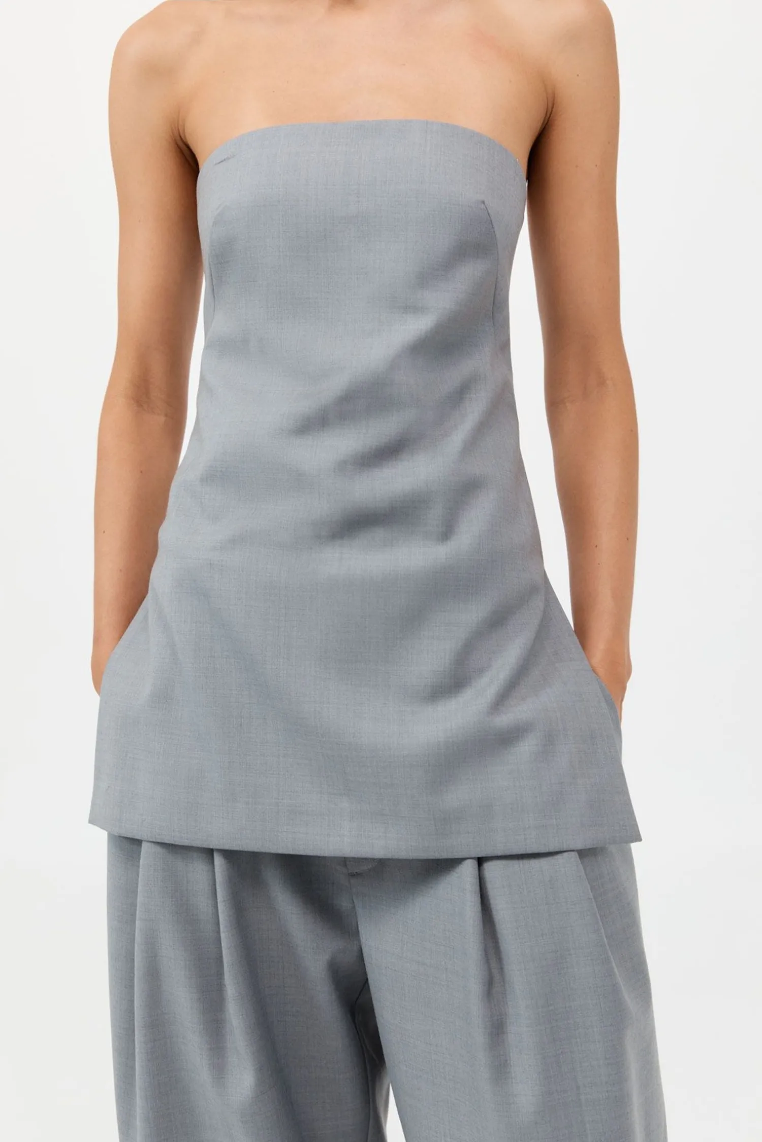 Discount ST. AGNI WOOL COLUMN TUNIC