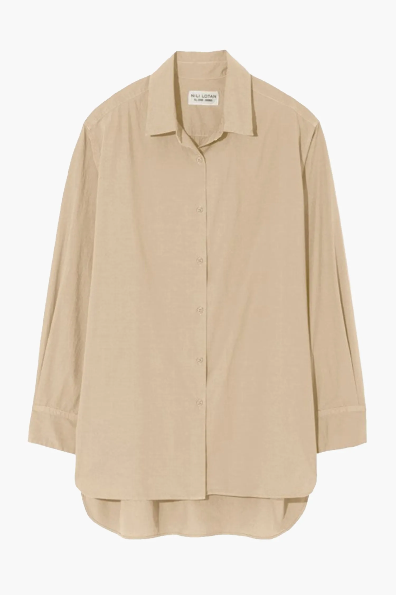 Best NILI LOTAN YORKE SHIRT Sandstone
